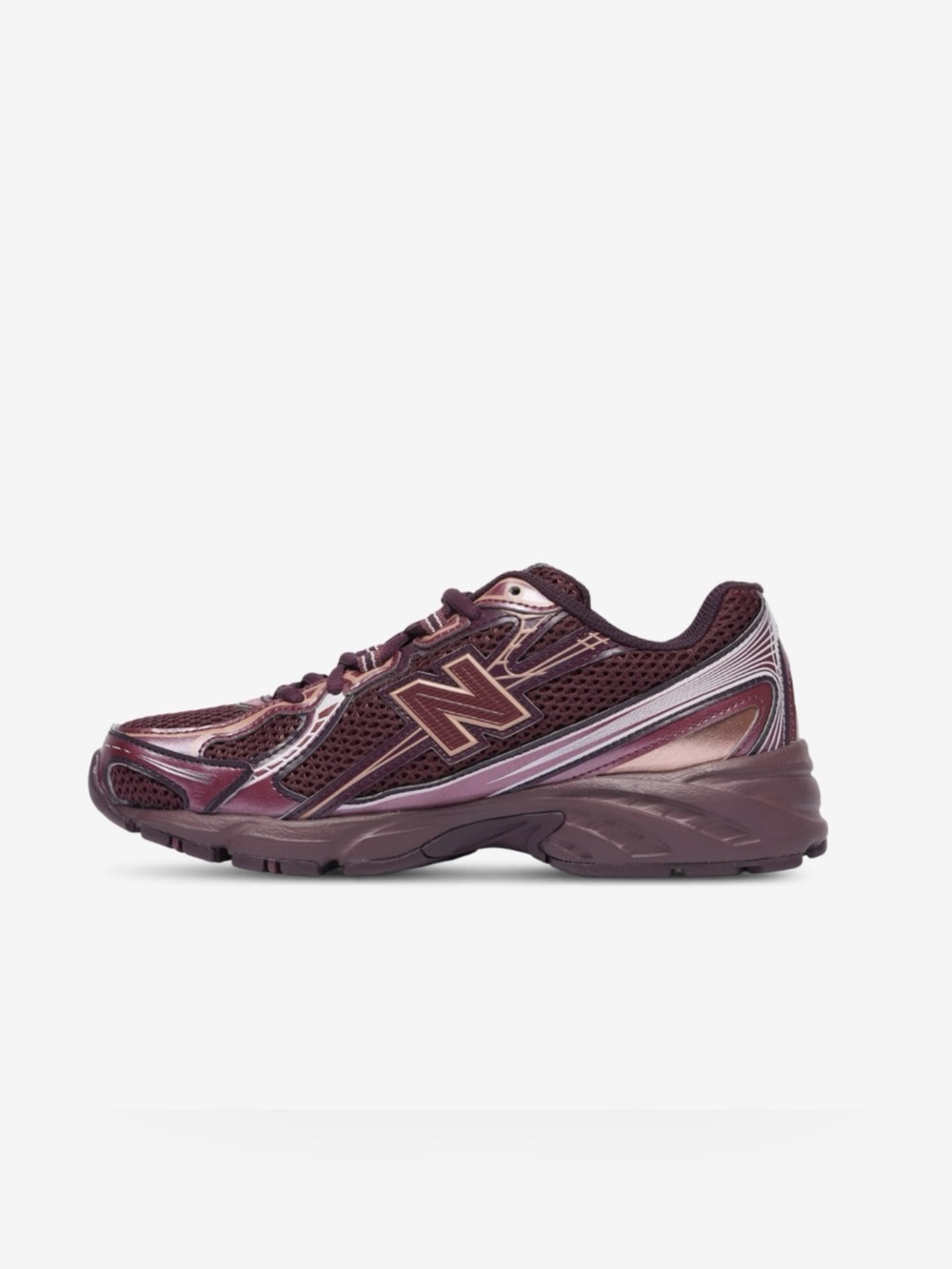 New Balance 740 Classic Crimson Deep Plum Women Size